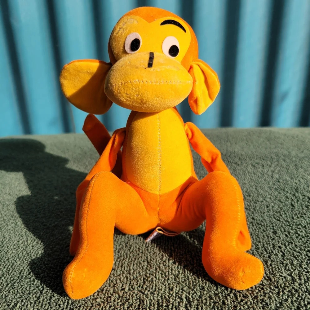 Vintage Dream Pet Orange and  Yellow Monkey